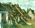 Thatched Häuschen in Chaponval Auvers sur Oise Vincent van Gogh